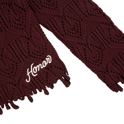 Cable Sweater | Berry