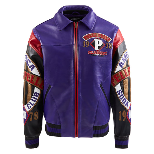American Soda Club Jacket | Purple/Black/Cabernet