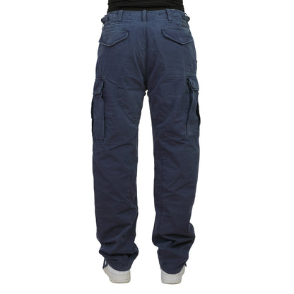 Rustic Canvas Cargo Pant | Classic Royal