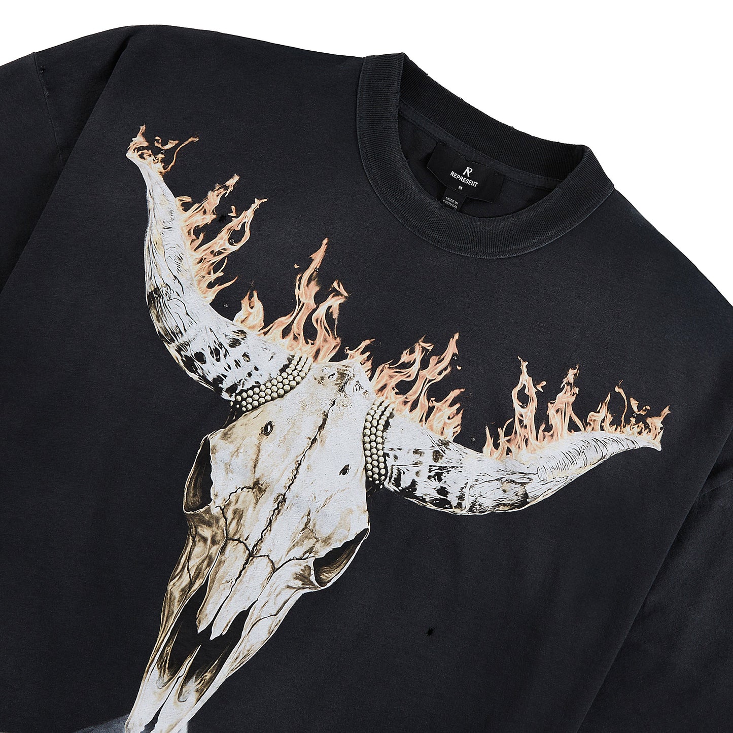British Cowboys Tee | Stained Black