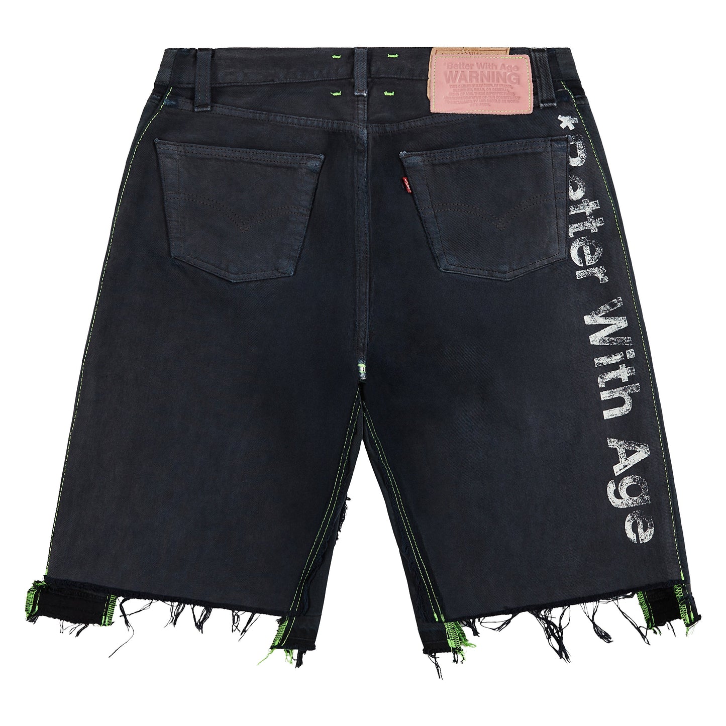 Monroe Triple-Wide Denim Short | Black