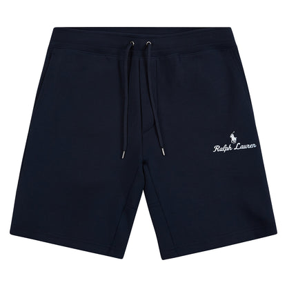 Double-Knit Embroidered Short | Aviator Navy