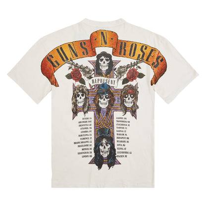Guns N' Roses Tour Tee | Flat White