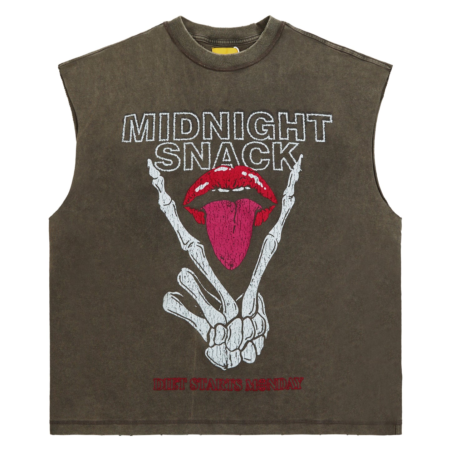 Midnight Snack Sleeveless Tee | Vintage Black