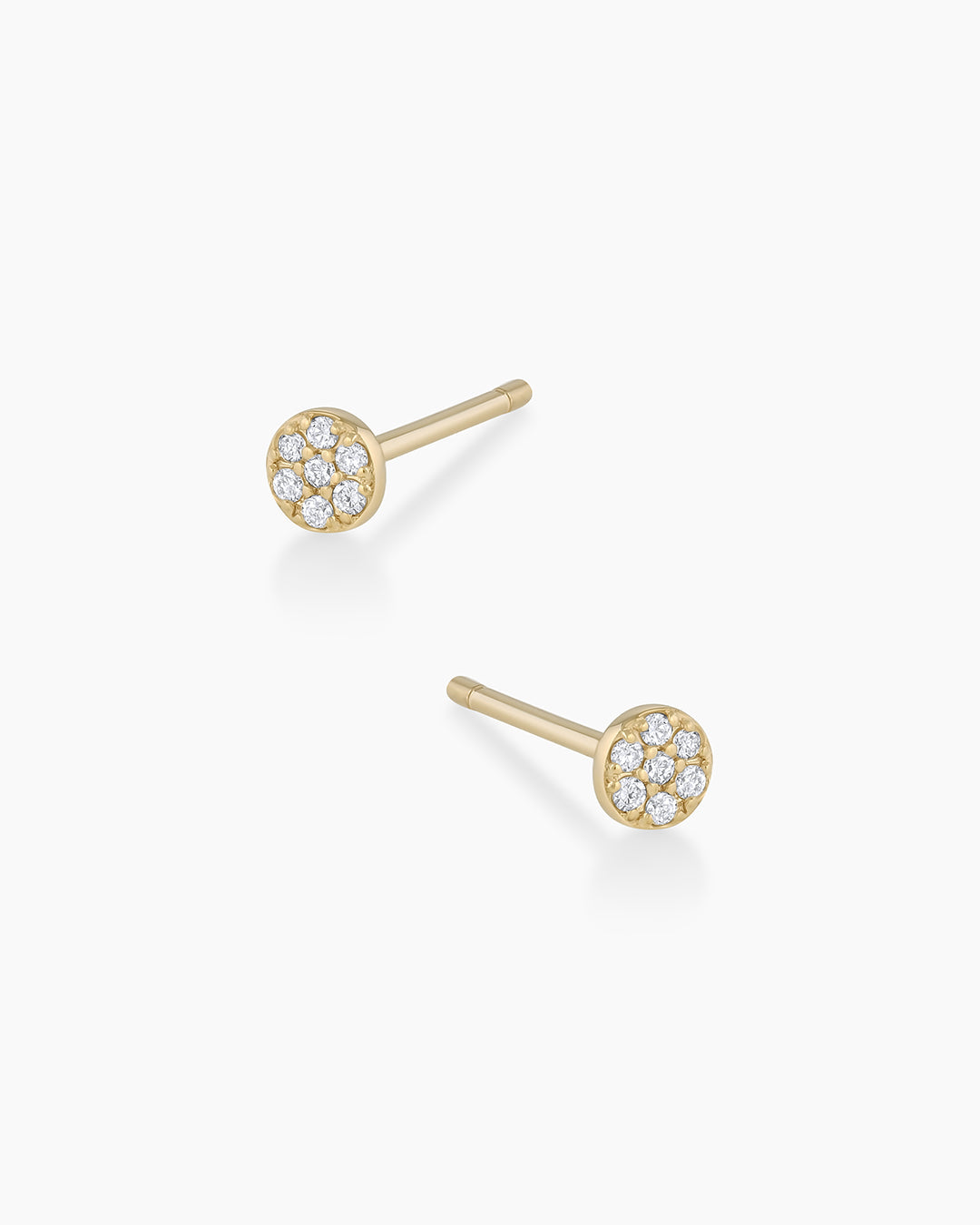 14K Diamond Pavé Studs