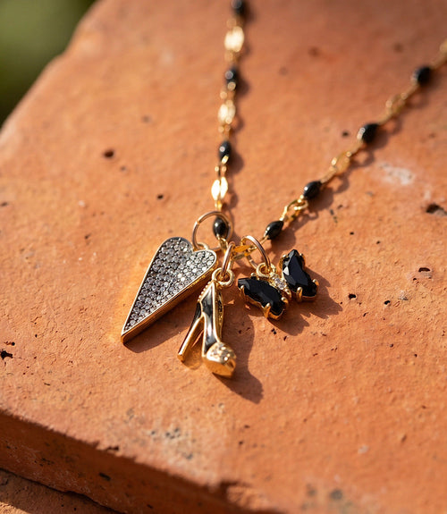 Uptown Girl Charm Necklace