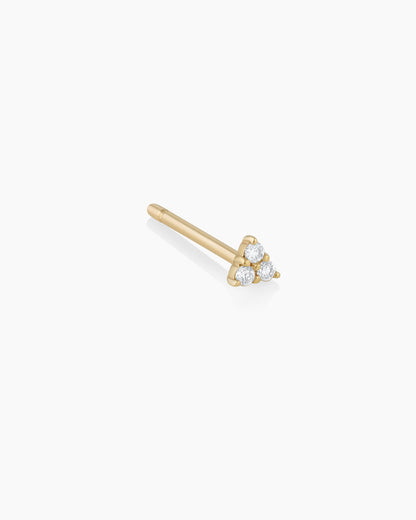 14K Diamond Jolie Single Stud
