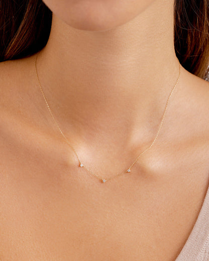 14K Diamond Eve Necklace