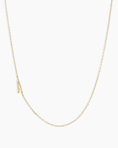 14K Gold Alphabet Necklace