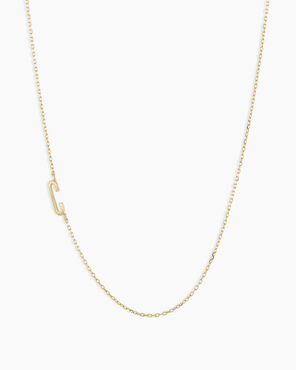 14K Gold Alphabet Necklace