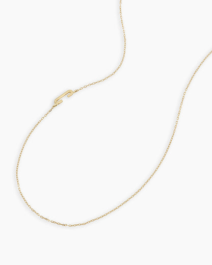 14K Gold Alphabet Necklace
