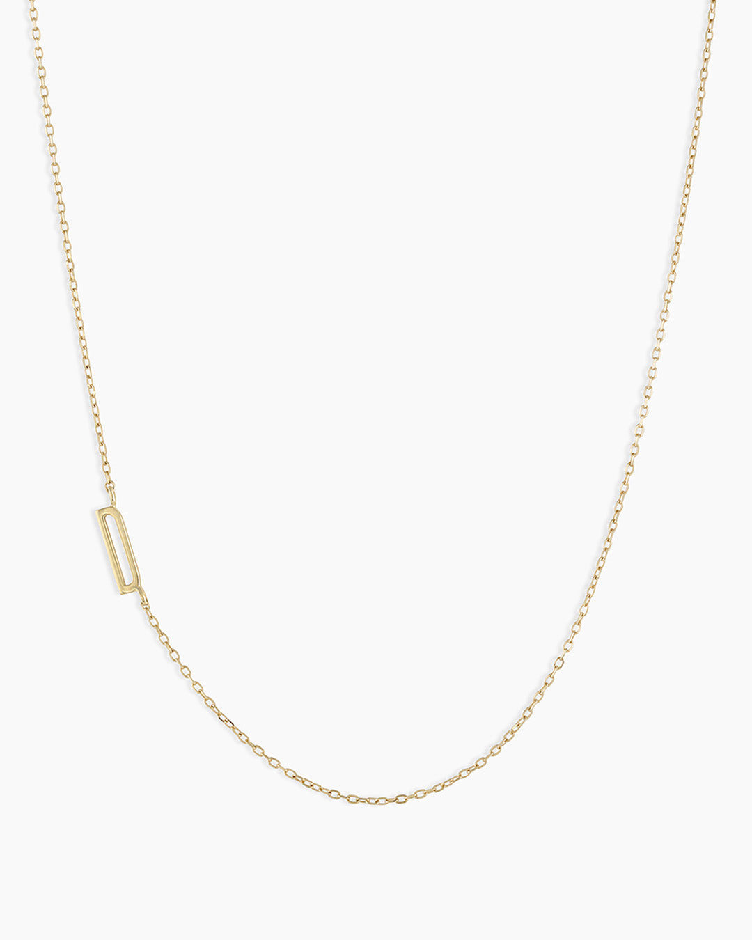 14K Gold Alphabet Necklace