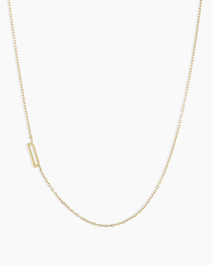 14K Gold Alphabet Necklace