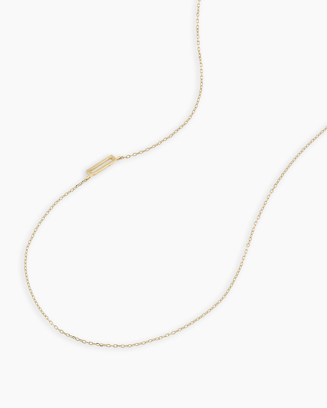 14K Gold Alphabet Necklace
