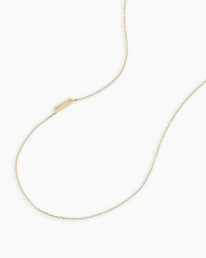 14K Gold Alphabet Necklace