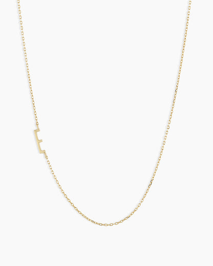 14K Gold Alphabet Necklace