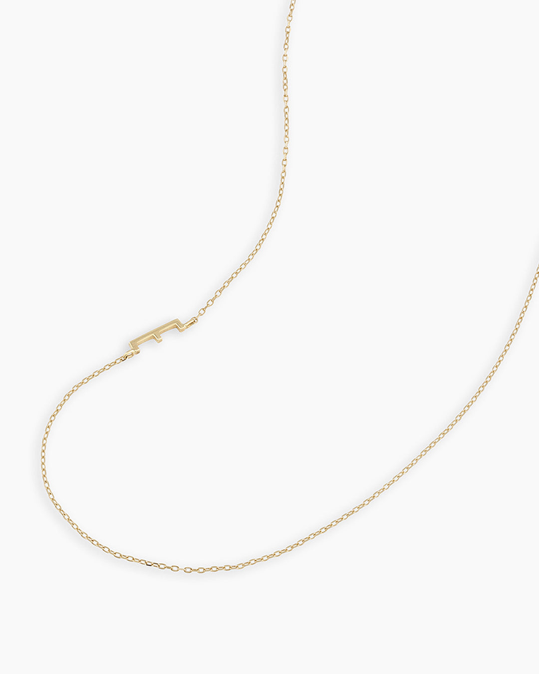 14K Gold Alphabet Necklace