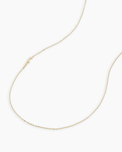 14K Gold Alphabet Necklace