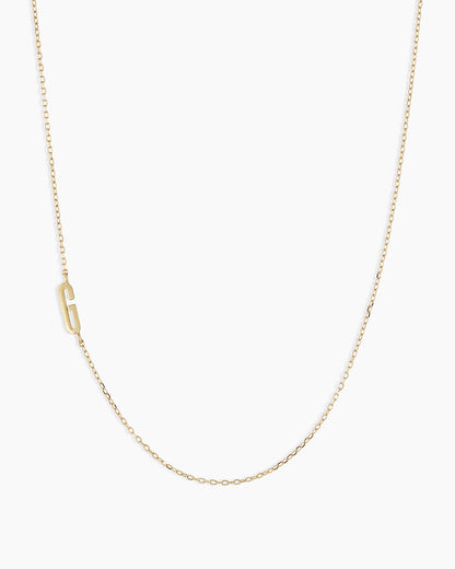 14K Gold Alphabet Necklace