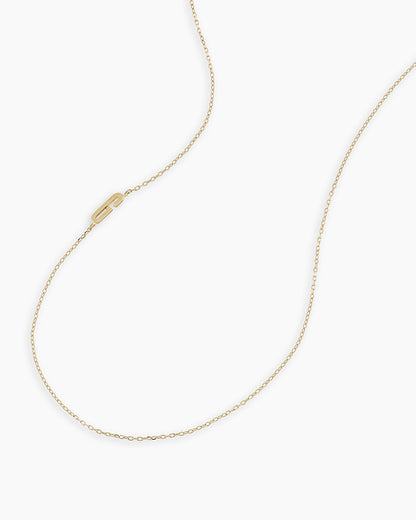 14K Gold Alphabet Necklace