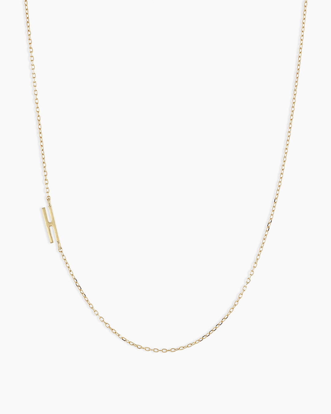 14K Gold Alphabet Necklace