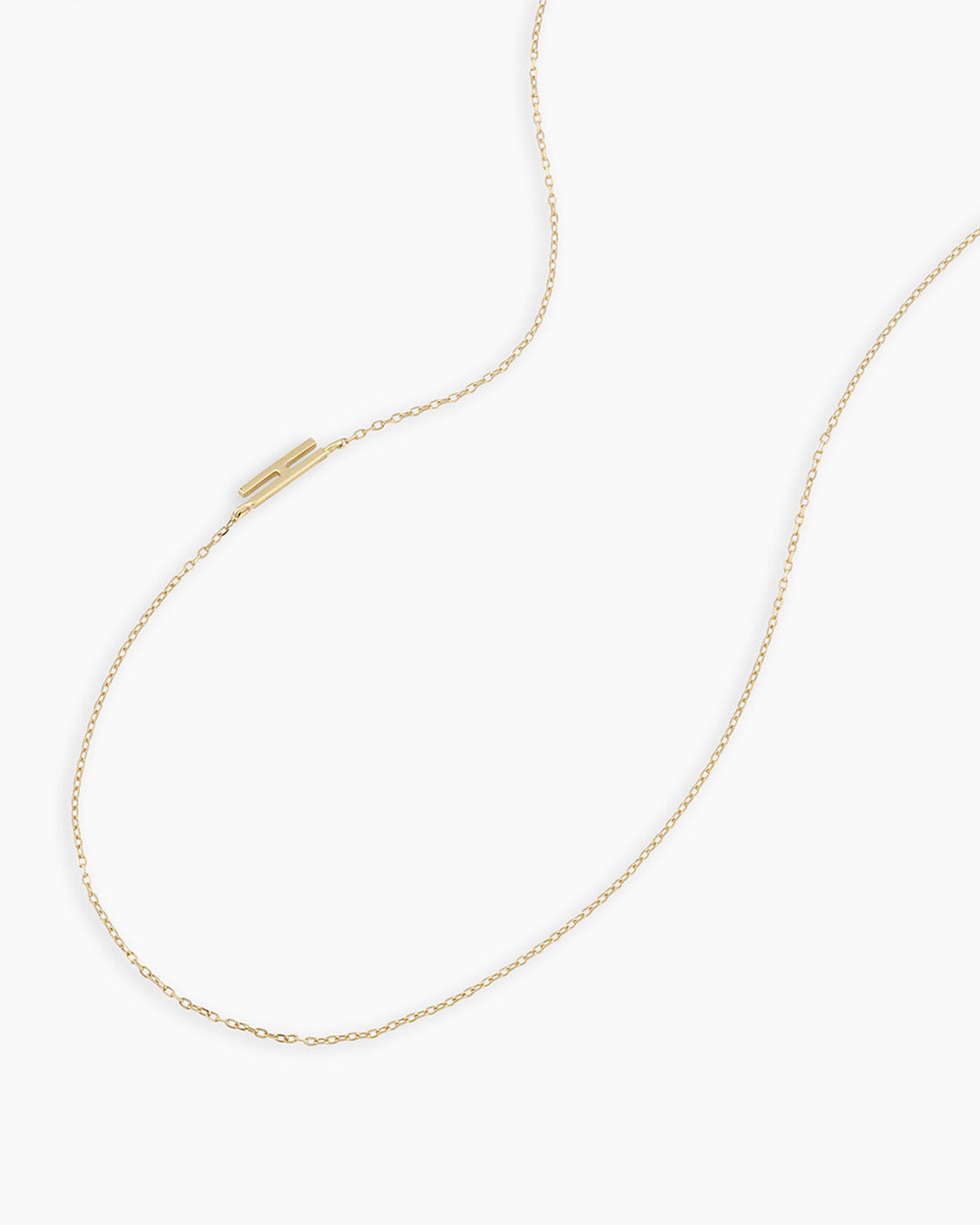 14K Gold Alphabet Necklace
