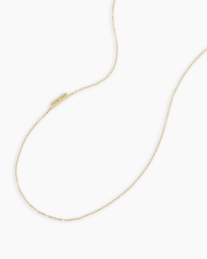 14K Gold Alphabet Necklace