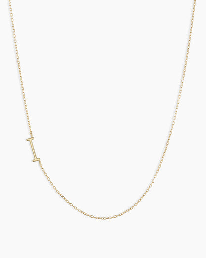 14K Gold Alphabet Necklace
