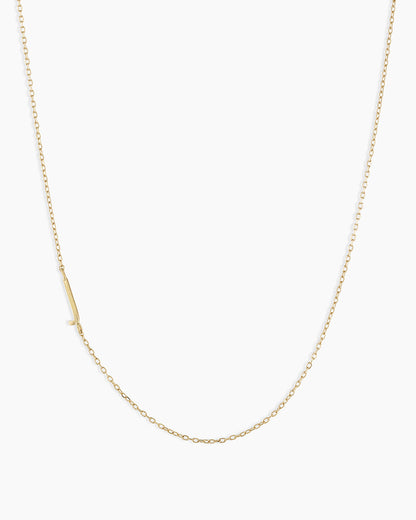 14K Gold Alphabet Necklace