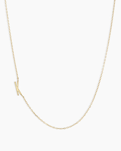 14K Gold Alphabet Necklace