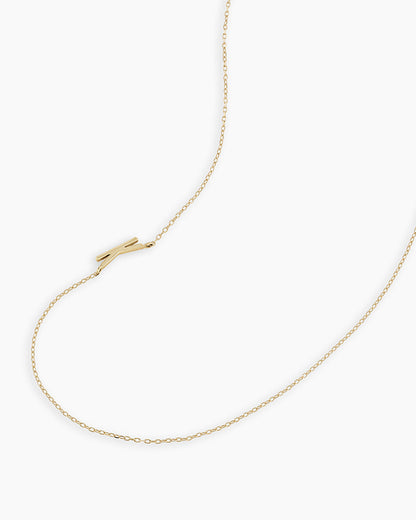 14K Gold Alphabet Necklace
