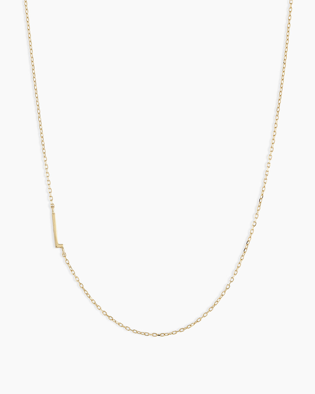 14K Gold Alphabet Necklace