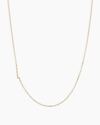 14K Gold Alphabet Necklace