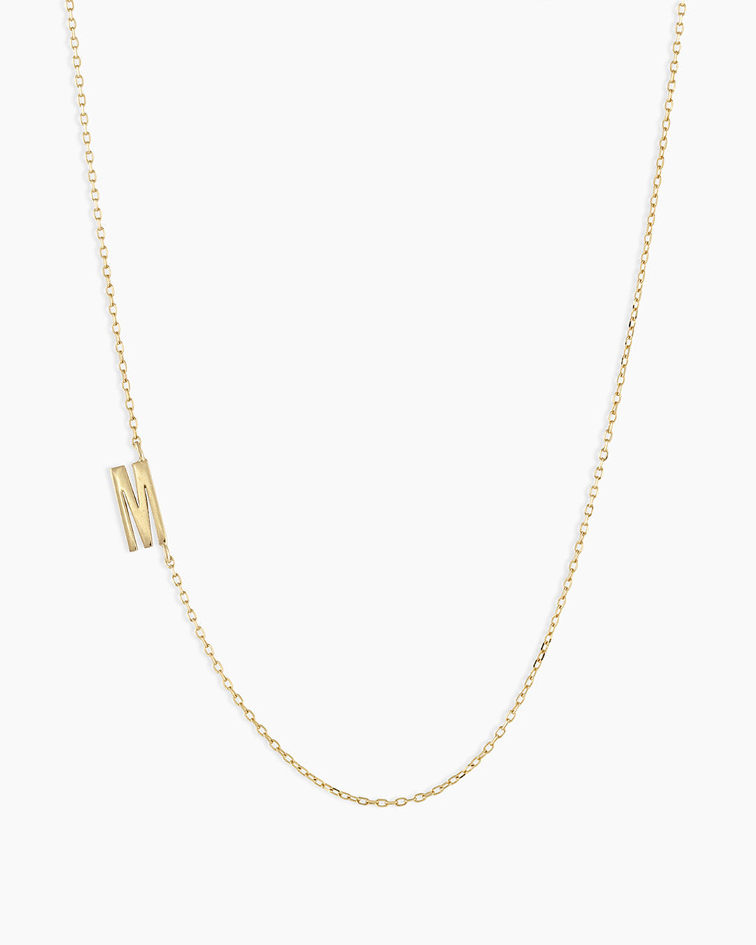 14K Gold Alphabet Necklace