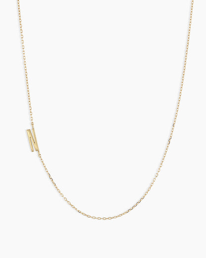 14K Gold Alphabet Necklace
