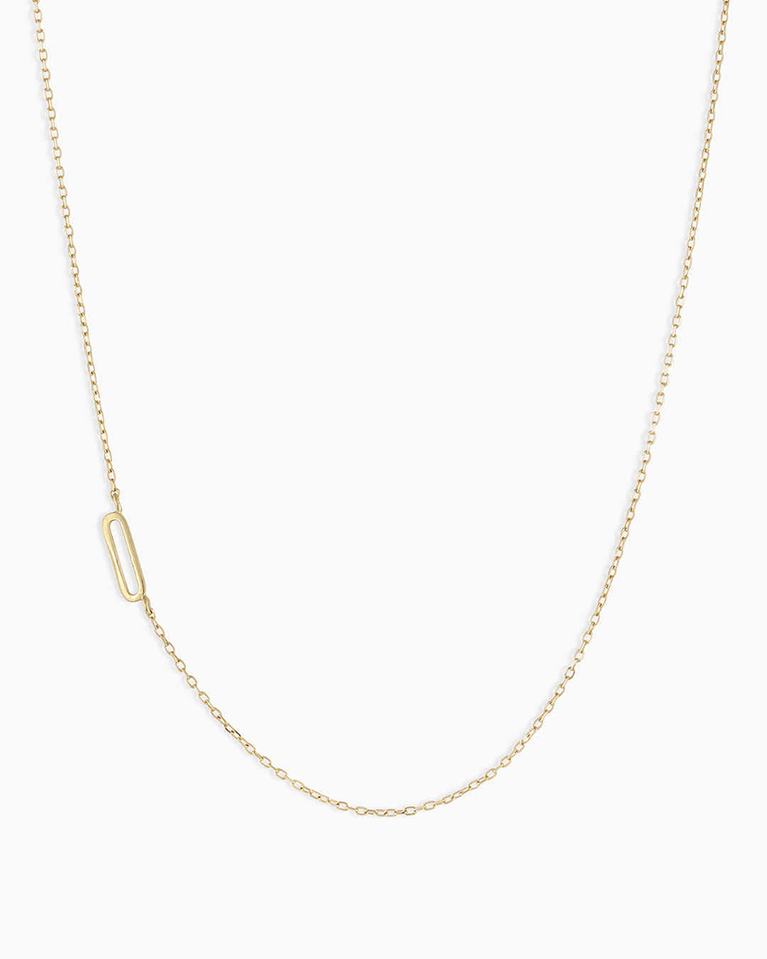 14K Gold Alphabet Necklace