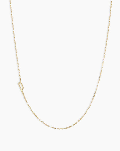 14K Gold Alphabet Necklace