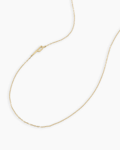 14K Gold Alphabet Necklace