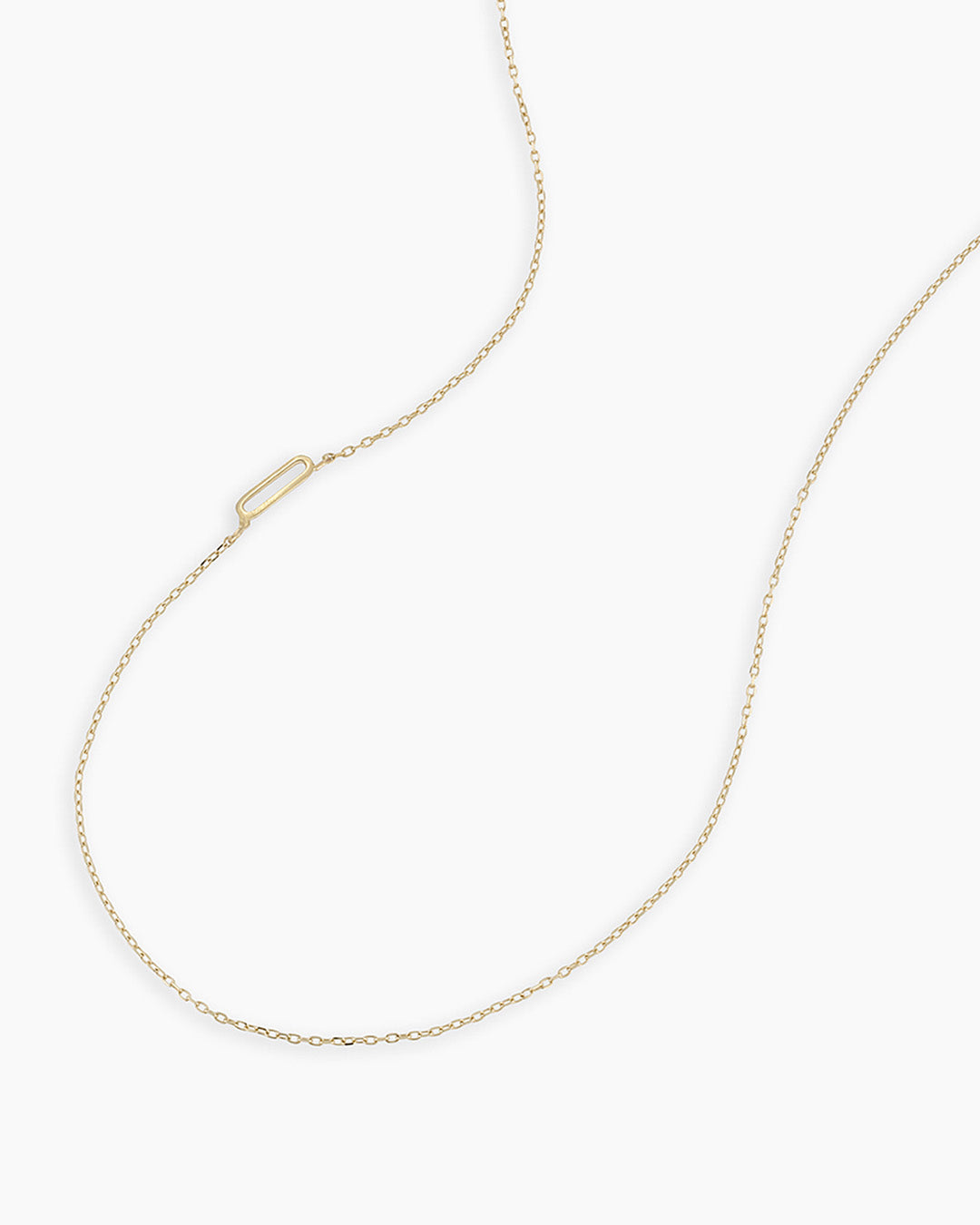 14K Gold Alphabet Necklace