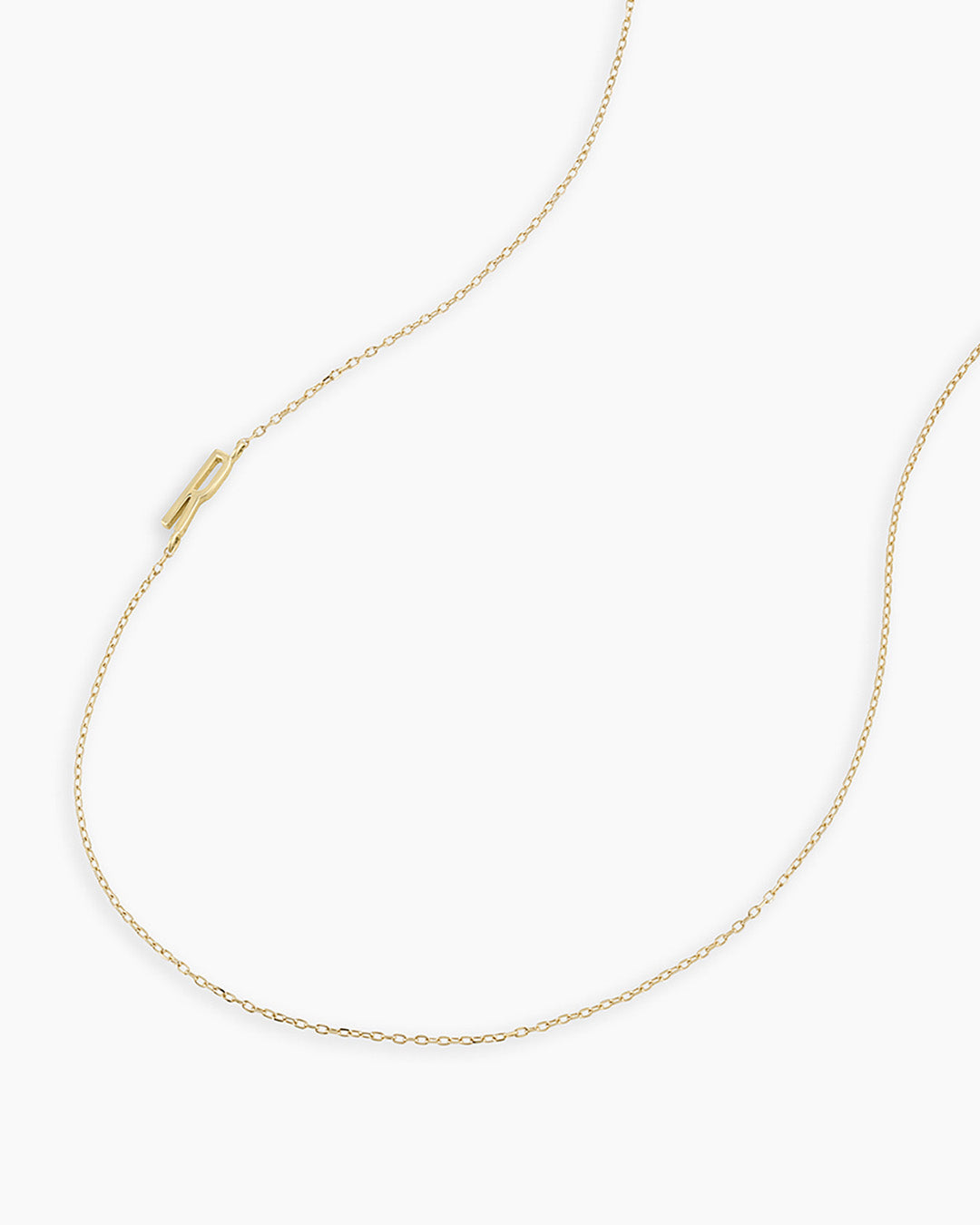 14K Gold Alphabet Necklace