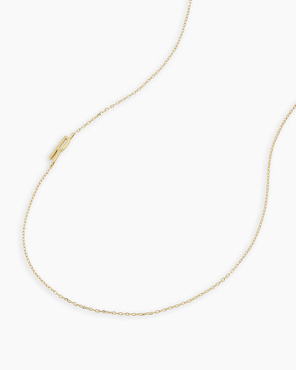 14K Gold Alphabet Necklace