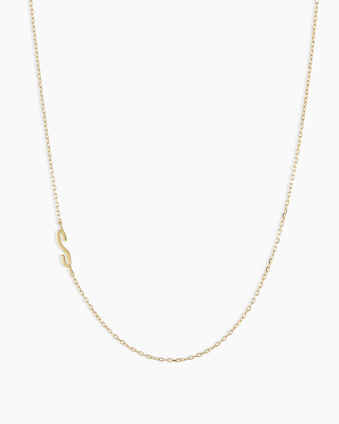 14K Gold Alphabet Necklace