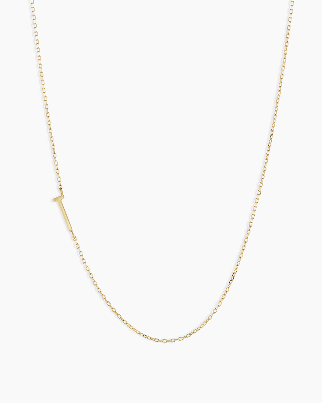 14K Gold Alphabet Necklace