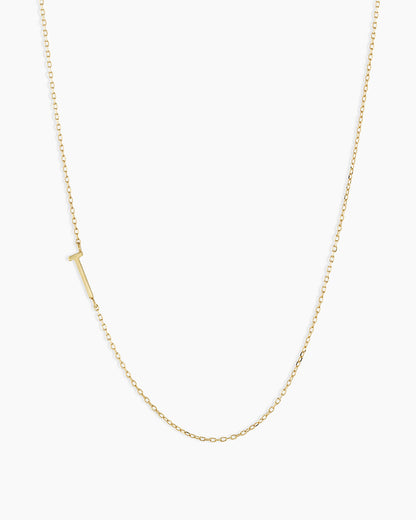 14K Gold Alphabet Necklace