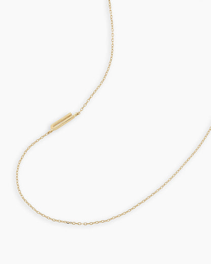 14K Gold Alphabet Necklace