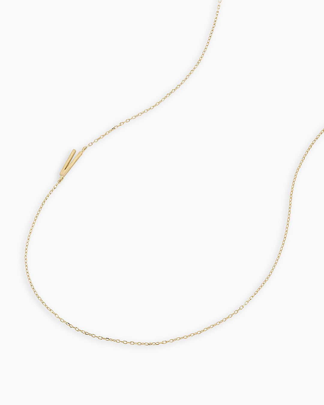 14K Gold Alphabet Necklace