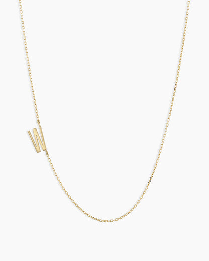 14K Gold Alphabet Necklace