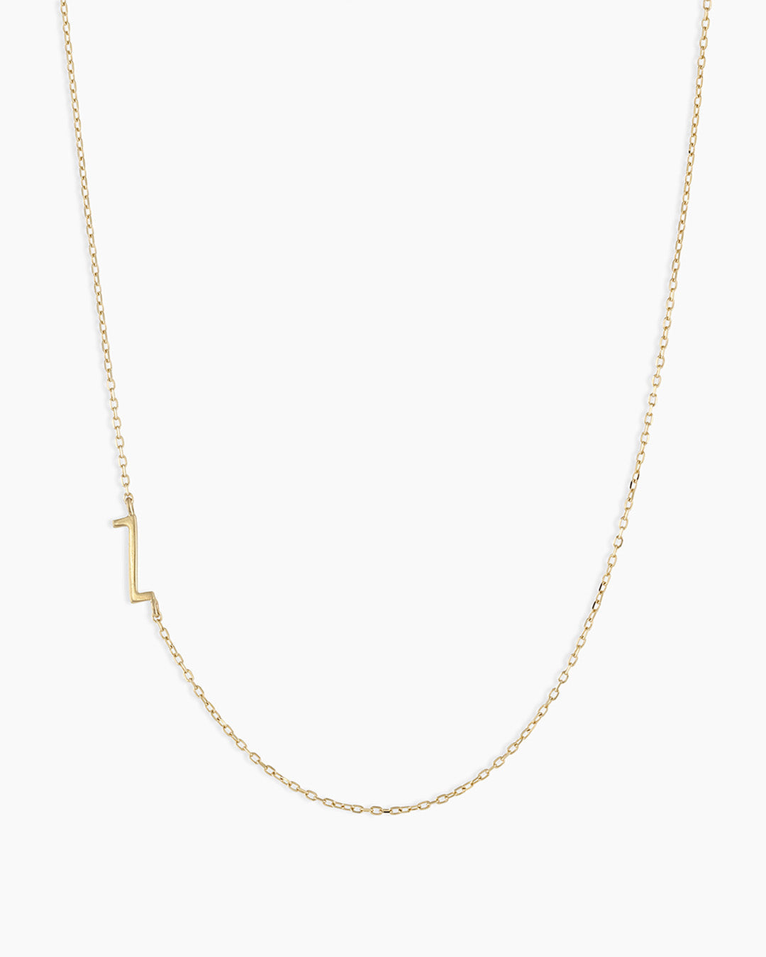 14K Gold Alphabet Necklace