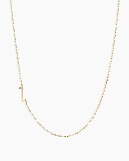 14K Gold Alphabet Necklace