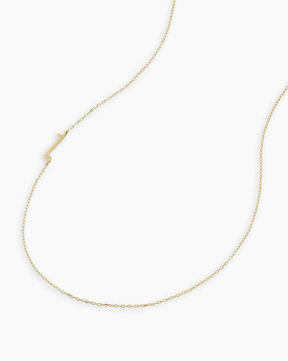 14K Gold Alphabet Necklace
